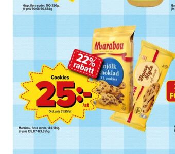 Östenssons Marabou cookies erbjuda