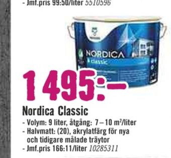 Hornbach Teknos nordica målarfärg erbjuda