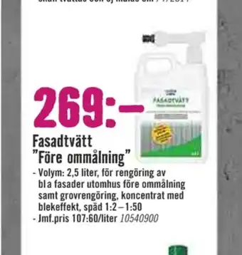 Nitor fasadtvätt