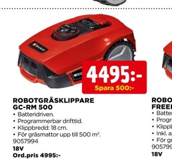 Jem&Fix Einhell robotgräsklippare erbjuda