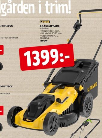 Jem&Fix Falke gräsklippare erbjuda