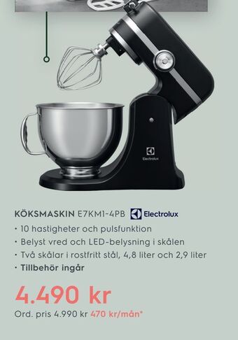 Electrolux Home Köksmaskin erbjuda