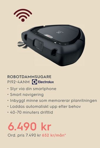 Electrolux Home Robotdammsugare erbjuda