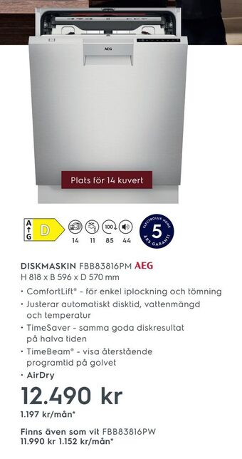 Electrolux Home Diskmaskin erbjuda