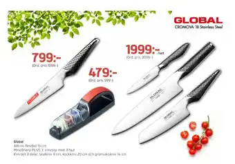 Önska Global knivar erbjuda
