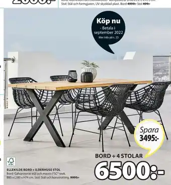 JYSK Jutlandia utemöbler erbjuda