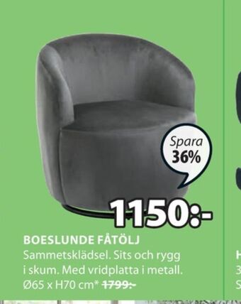 JYSK Jysk fåtölj erbjuda