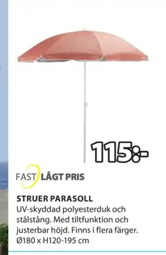 JYSK Jutlandia parasoll erbjuda