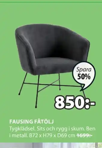 Jysk fåtölj