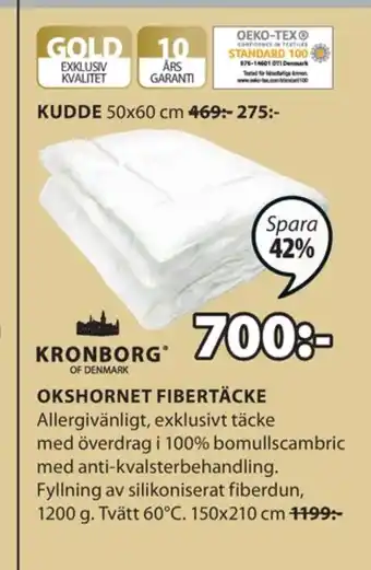 JYSK Kronborg täcke erbjuda