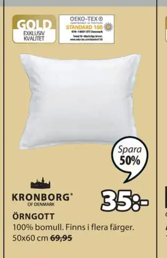 JYSK Kronborg örngott erbjuda
