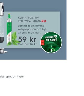Electrolux Home Aga kolsyremaskin erbjuda