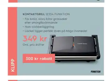 Electrolux Home Funktion smörgåsgrill erbjuda