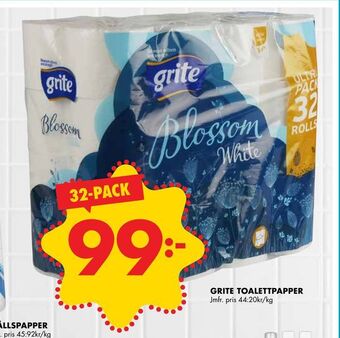 ÖoB Grite toalettpapper erbjuda