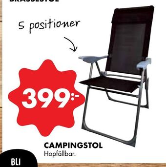 ÖoB Campingstol erbjuda