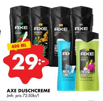 ÖoB Axe duschcreme erbjuda