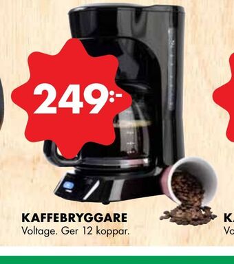 ÖoB Kaffebryggare erbjuda