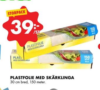 ÖoB Plastfolie med skärklinga erbjuda