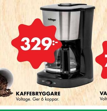 ÖoB Kaffebryggare erbjuda