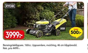 Bo Ohlsson Ryobi gräsklippare erbjuda