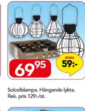 Bo Ohlsson Ryobi solcellslampor erbjuda