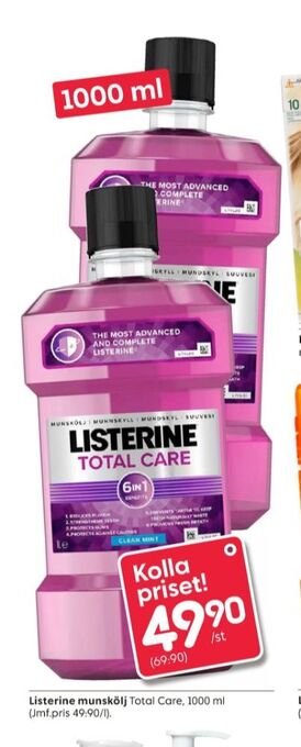Rusta Listerine munskölj erbjuda