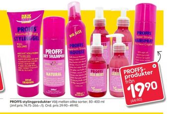 Proffs styling