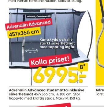 Rusta Adrenalin studsmatta/trampolin erbjuda