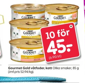 Rusta Gourmet gold kattmat erbjuda