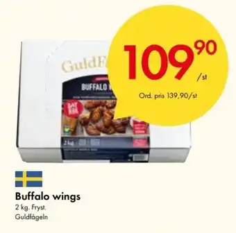 Snabbgross Guldfågeln Buffalo wings 2 kg erbjuda