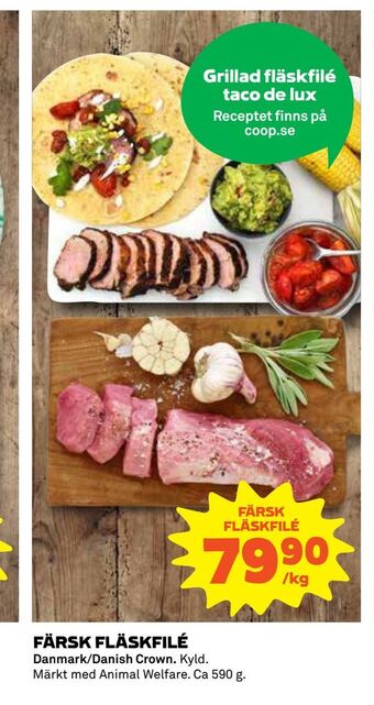 Coop Färsk fläskfilé erbjuda