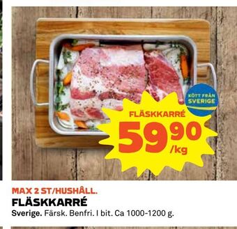 Coop Fläskkarré erbjuda