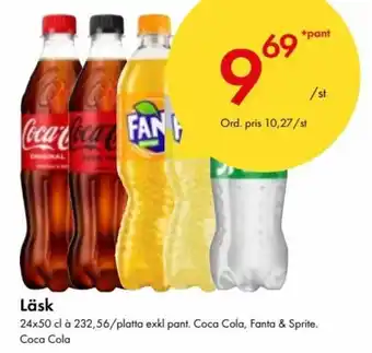 Snabbgross Coca Cola Läsk 24x50 cl erbjuda