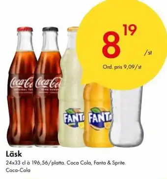 Snabbgross Coca Cola Läsk 24x33 cl erbjuda