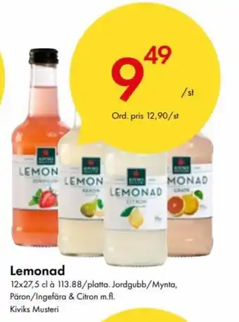Kiviks Musteri Lemonad 12x27,5 cl