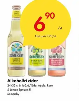 Snabbgross Somersby Alkoholfri cider 24x33 cl erbjuda