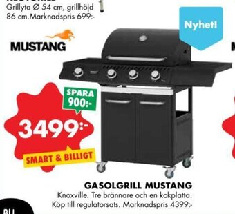 Gasolgrill Mustang