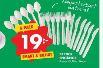 ÖoB Bestick Engångs 6-pack erbjuda