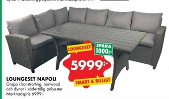 ÖoB Loungeset Napoli erbjuda