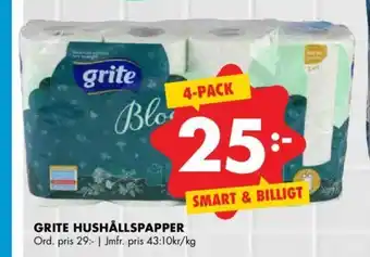 ÖoB Grite Hushåallspapper 4-pack erbjuda
