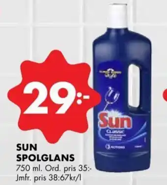 Sun spolglans 750ml