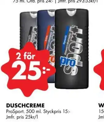 ÖoB Duschcreme 2x500ml erbjuda
