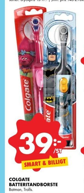 ÖoB Colgate Batteritandborste erbjuda