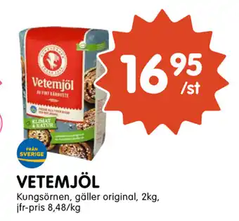 Tempo Vetemjöl 2kg erbjuda