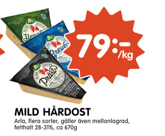 Mild Hårdost