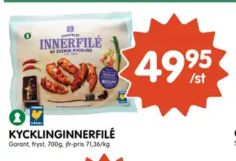 Kycklinginnerfile 700g