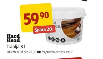Jula Träolja 3 l erbjuda