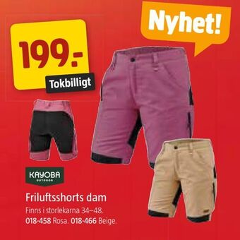 Jula Friluftsshorts dam erbjuda