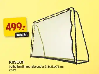 Jula Fotbollsmål med rebounder erbjuda