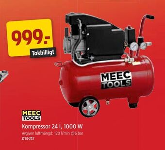 Jula Kompressor 24 l, 1000 W erbjuda